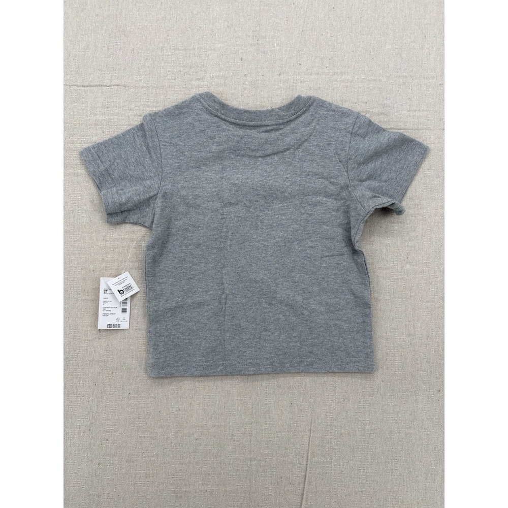 Gymboree Short Sleeve Pocket Grey Top Kids Size 2 T - Picture 2 of 13